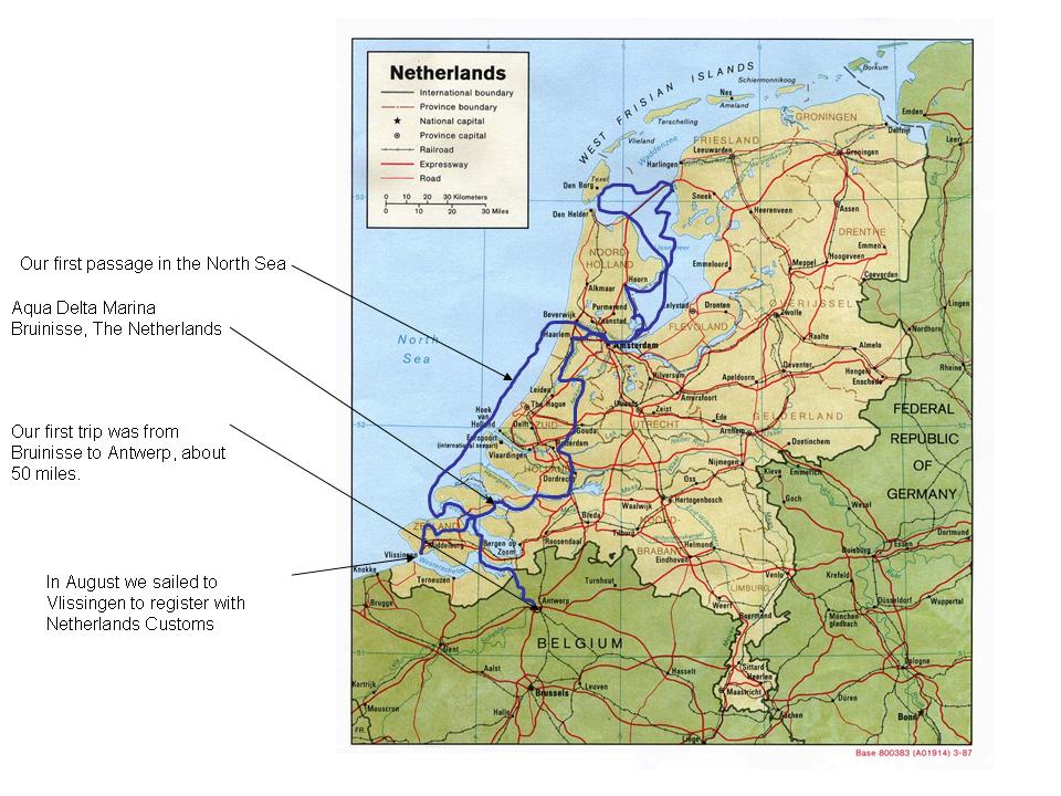 netherlands map